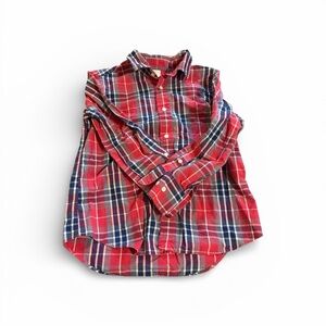 Crewcuts Red and Blue Plaid Shirt